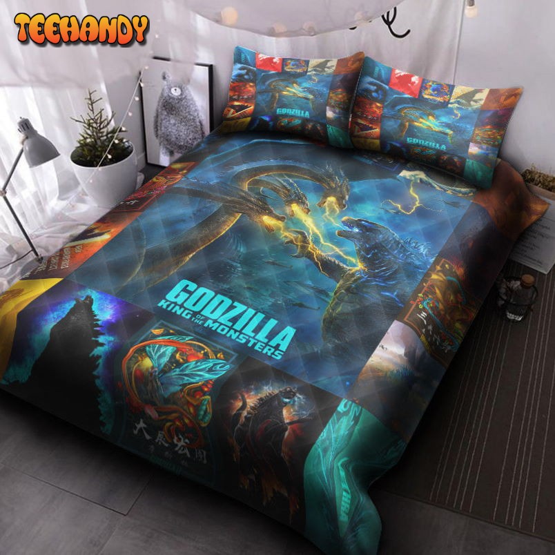 Godzilla V3 Quilt Bedding Set