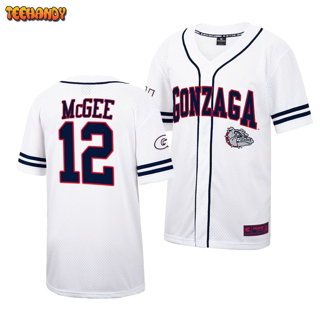 Gonzaga Bulldogs Cade McGee College Baseball Jersey White