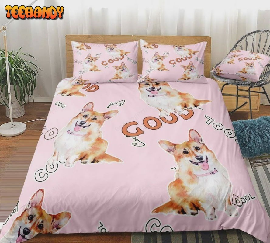 Good Dogs With Pink Pattern Bedding Sets