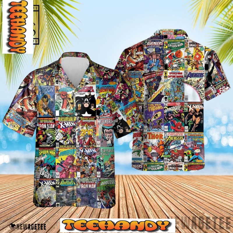 Great 80’s Marvel Comics Hawaiian Shirt