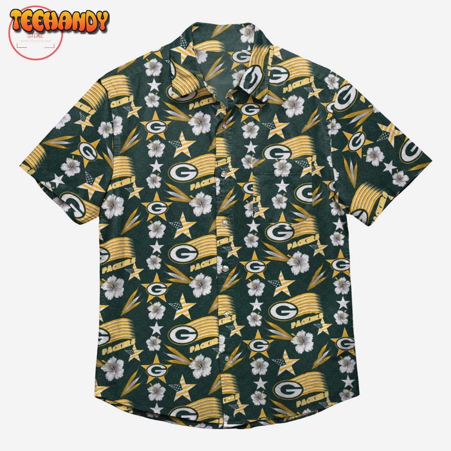 Green Bay Packers Americana Hawaiian Shirt