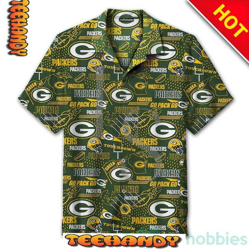 Green Bay Packers Go Pack Go Hawaiian Shirts