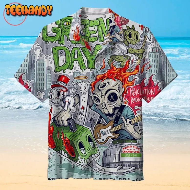 Green Day creative Style Hawaiian Shirt