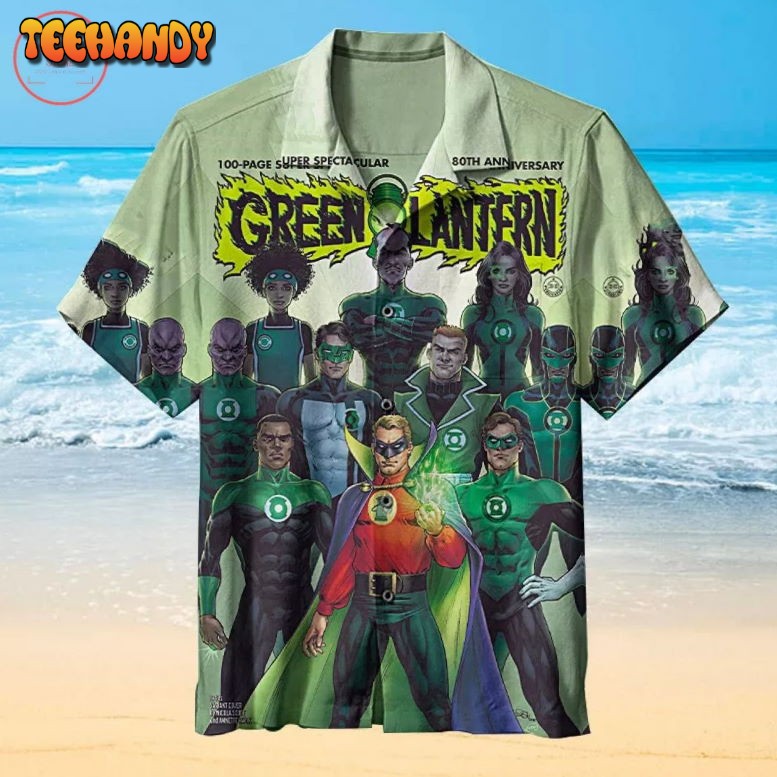 Green Lantern Legion Hawaiian Shirt