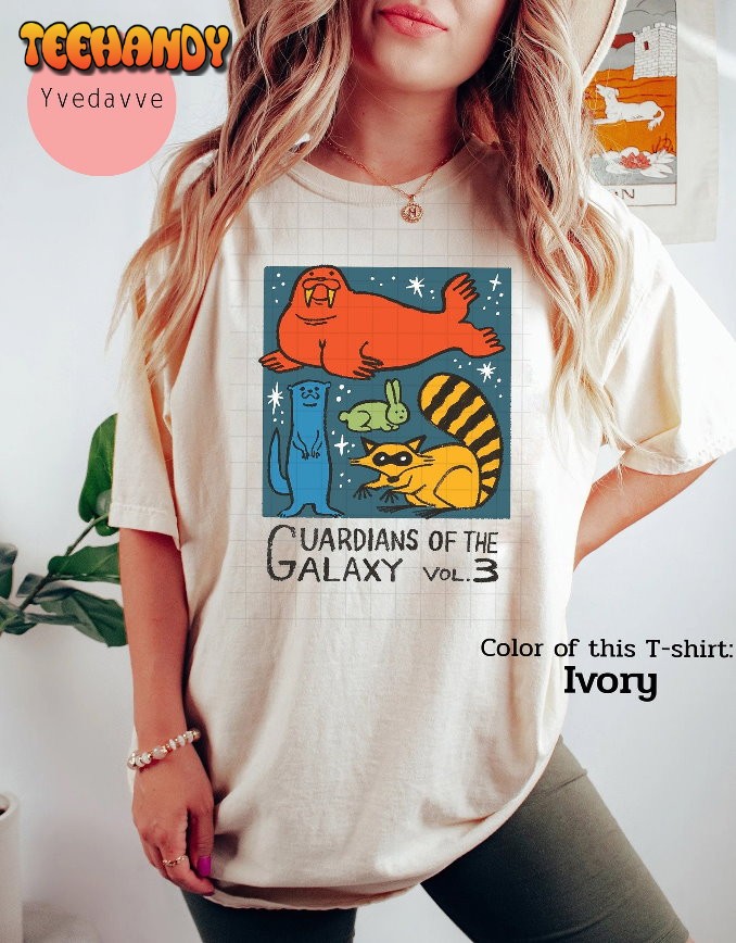 Guardians Of The Galaxy 3 Comfort Colors Shirt, Rocket and Friends Shirt