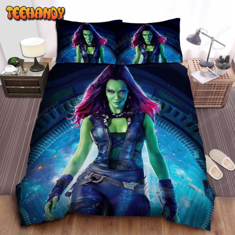 Guardians Of The Galaxy Gamora Illustration Bedding Sets