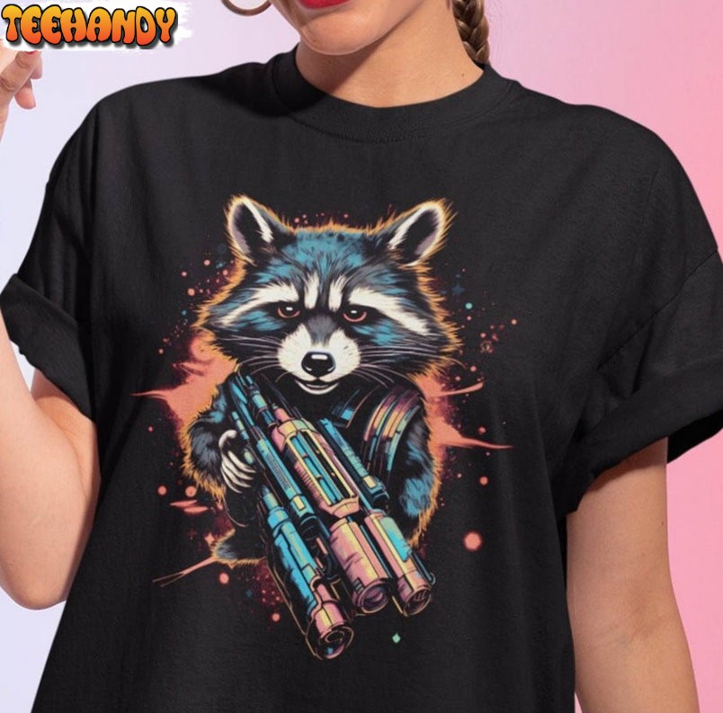 Guardians Of The Galaxy Marvel Rocket Raccoon Shirt