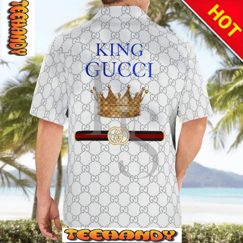 Gucci King Hawaiian Shirt