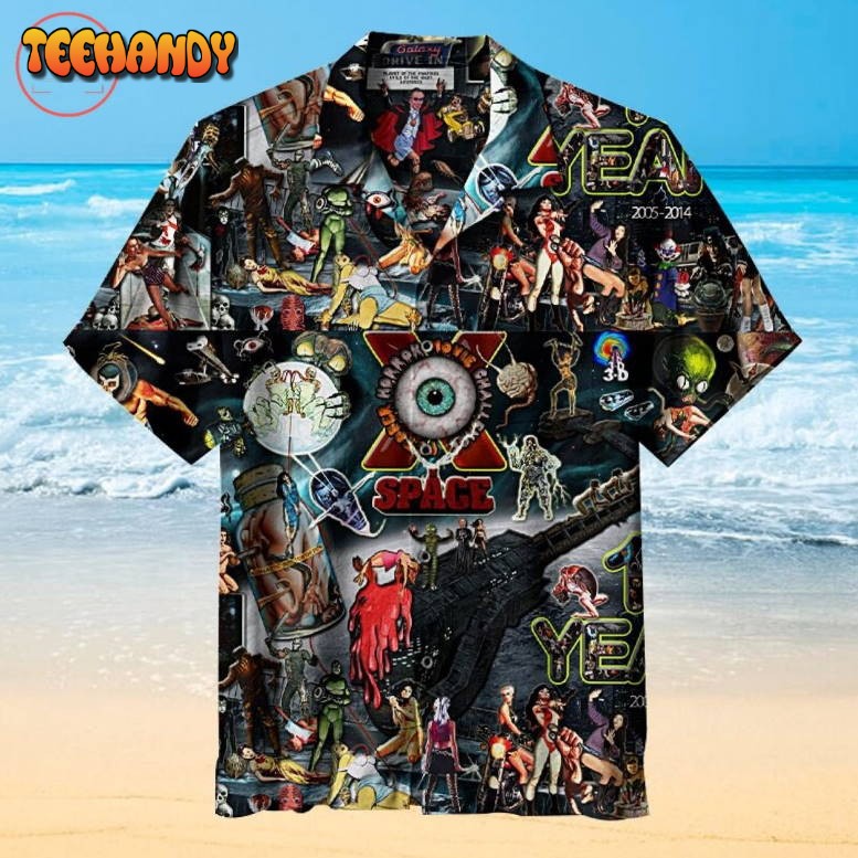 Halloween Horror Theme Hawaiian Shirt