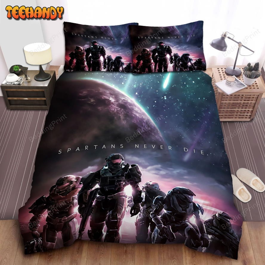 Halo Spartans Never Die Bedding Sets