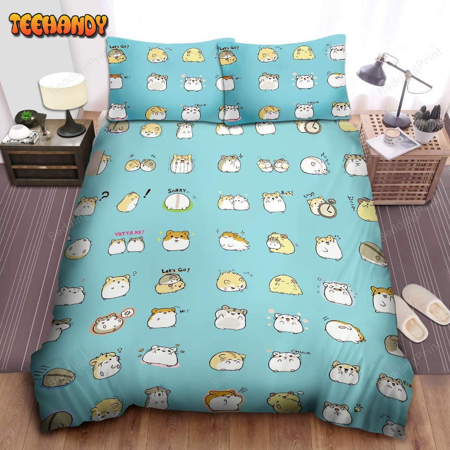 Hamster Bed Sheets Duvet Cover Bedding Set