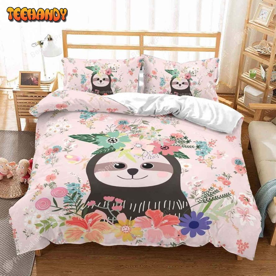 Happy Sloth Bedding Set