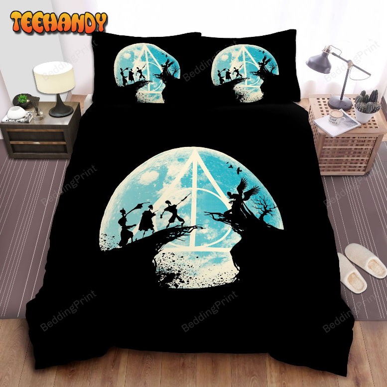 Harry Porter The Tale Of Deathly Hallows Three Brothers Illustration Bedding Sets