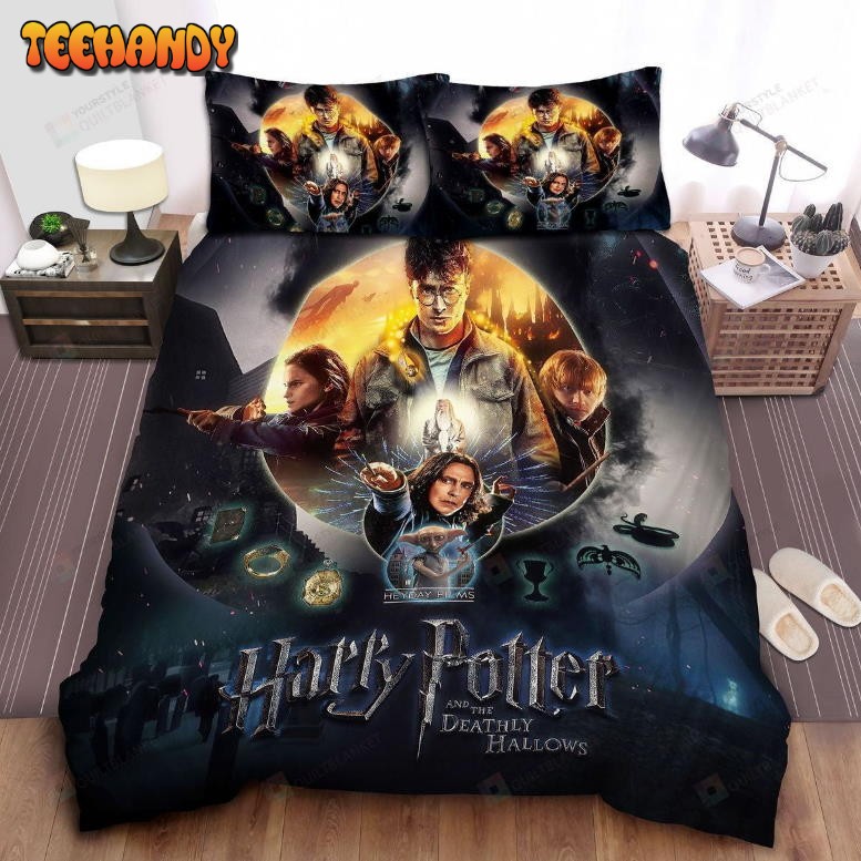 Harry Potter And The Deathly Hallows Film Poster Bedding Sets