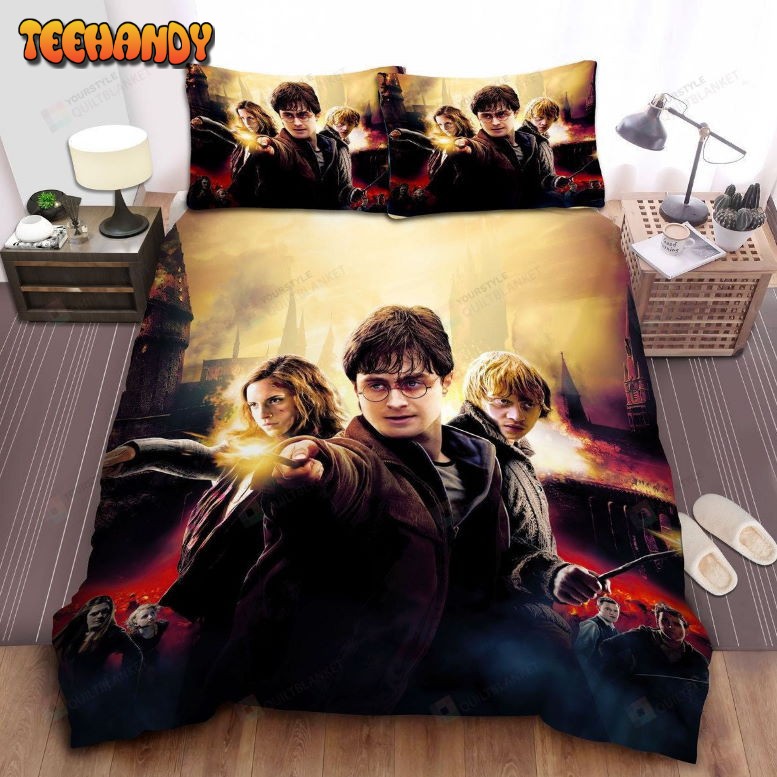 Harry Potter And The Deathly Hallows Movie Poster Bedding Sets