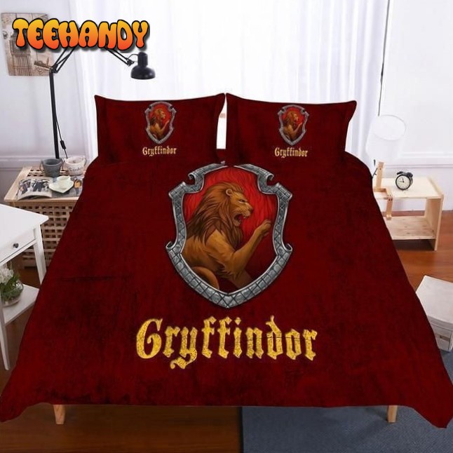 Harry Potter Gryffindor Campus Badge Bedding Set