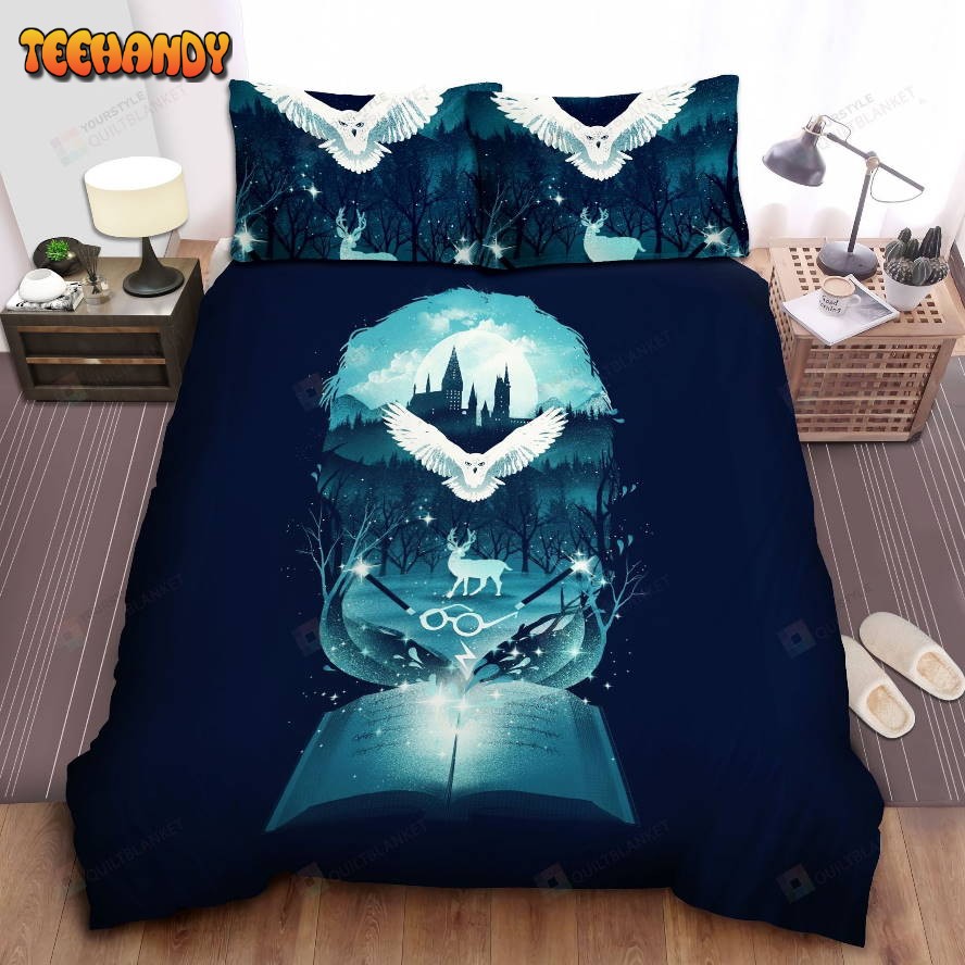 Harry Potter Magical World From A Book Artwork Bedding Set