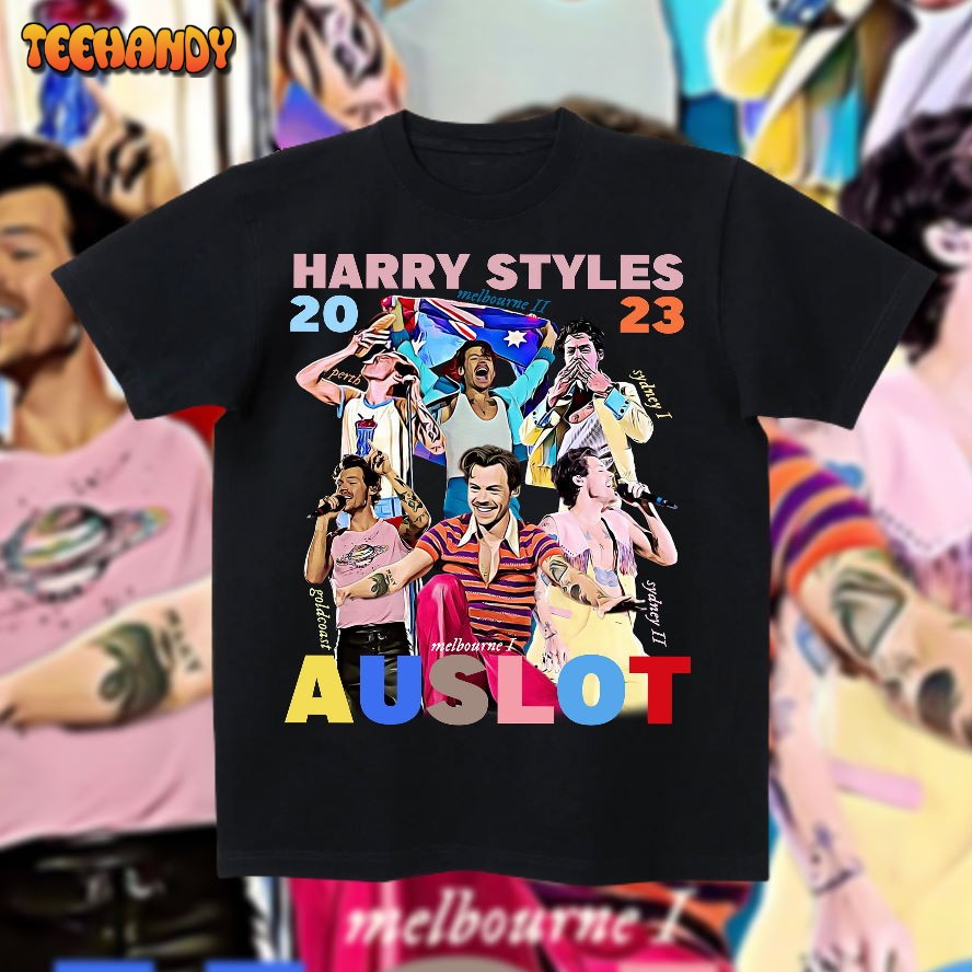 Harry Styles 2023 Australian Tour Inspired Bootleg Graphic T Shirt