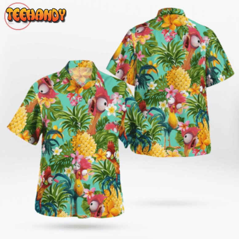 Hei Hei Pineapple Tropical Hawaiian Shirt