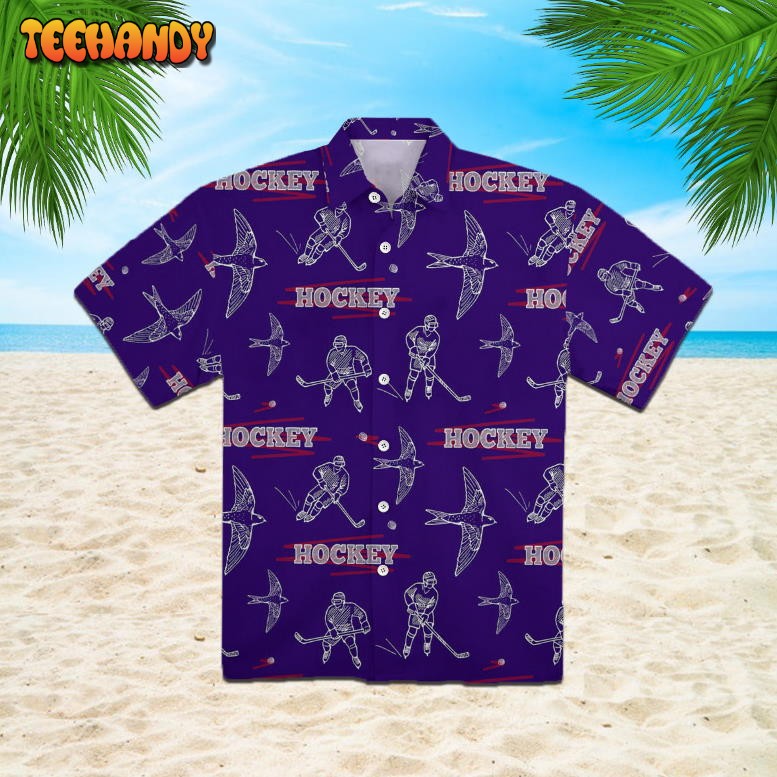 Hockey Players During The Game Hawaiian Shirt