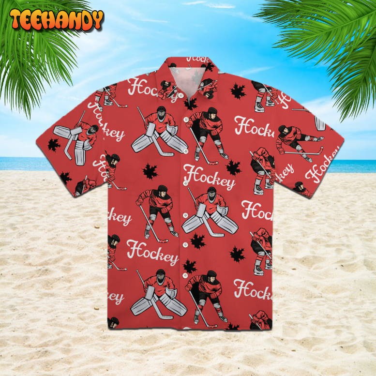 Hockey Players Hawaiian Shirt