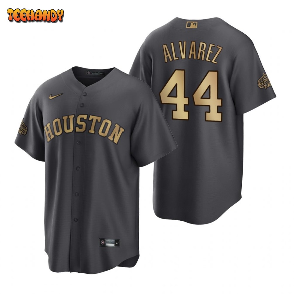 Houston Astros Yordan Alvarez Charcoal 2022 All-Star Game Replica Jersey