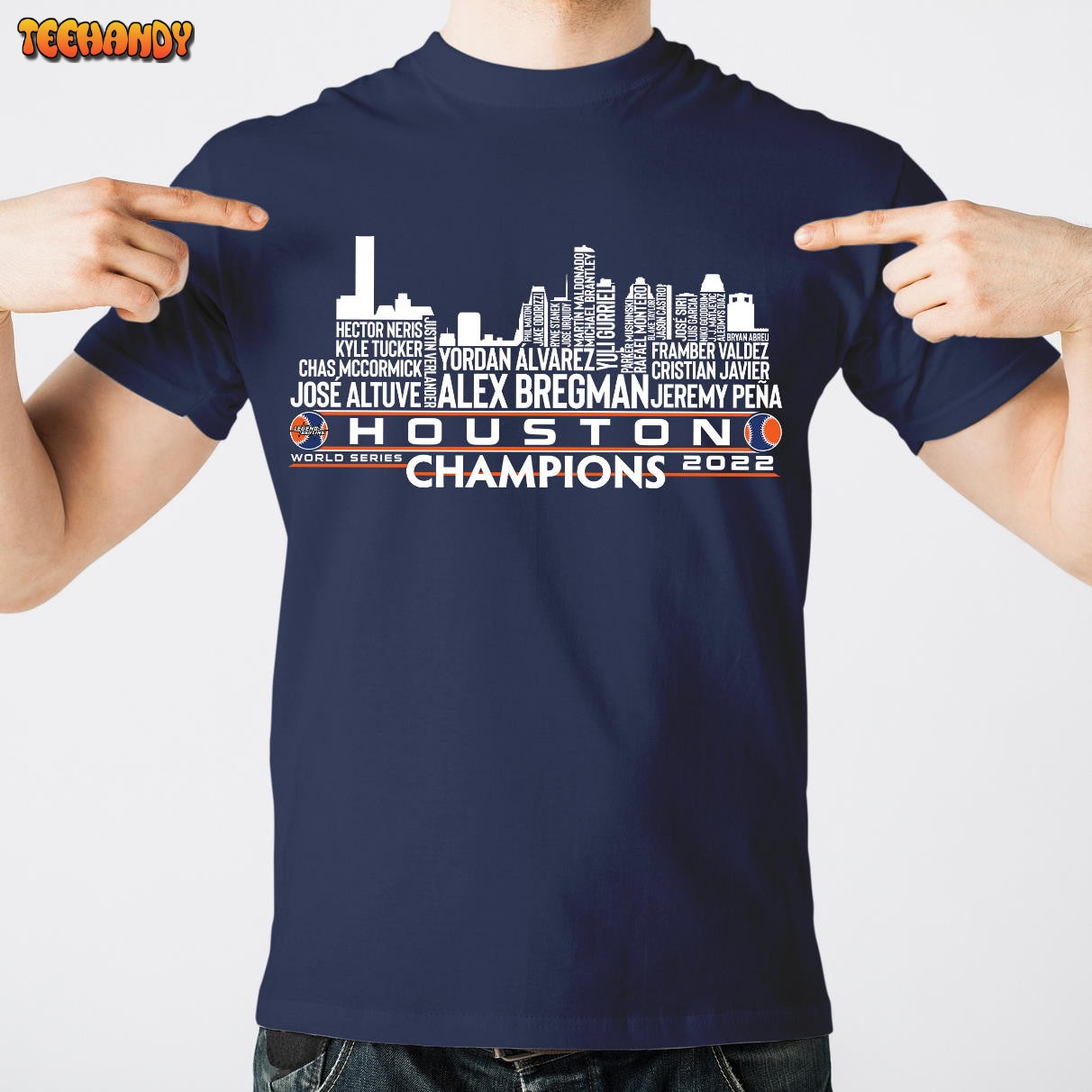 Houston Baseball 2022  Champions Team, Houston City Skyline Unisex T Shirt