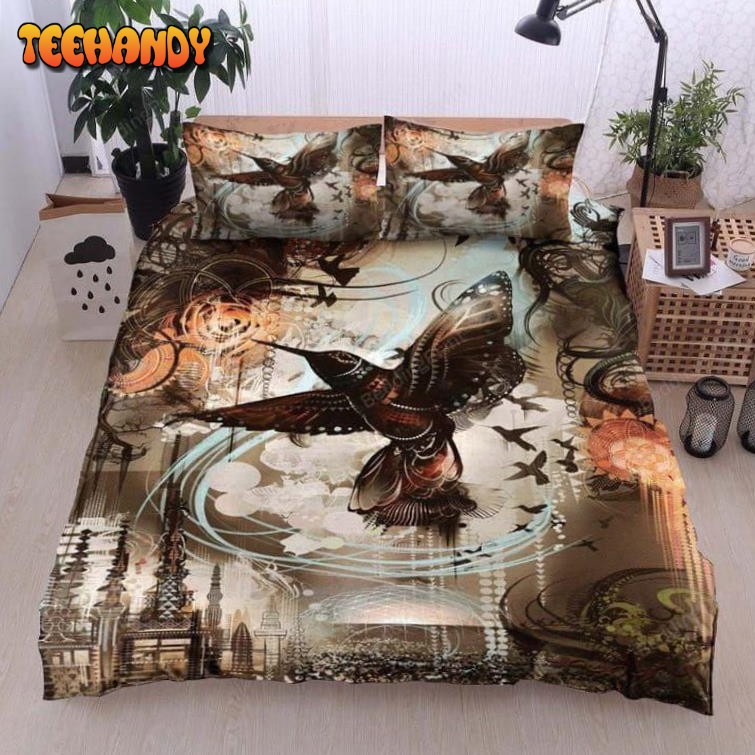 Hummingbird Fly To Heaven Duvet Cover Bedding Sets