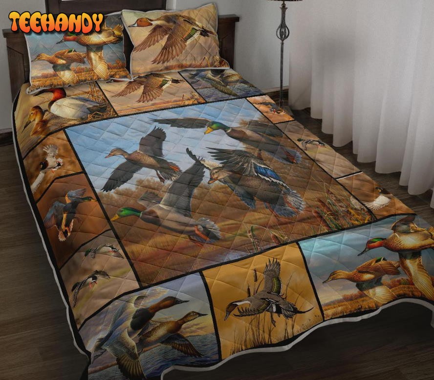 Hunting Duck Quilt Bedding Sets