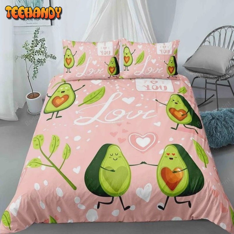 I Love You Couple Avocado Bedding Sets