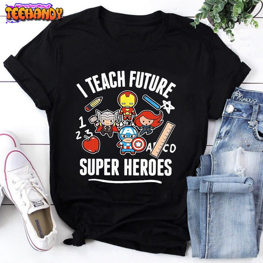 I Teach Super Heroes Teacher T-Shirt, Super Hero Shirt