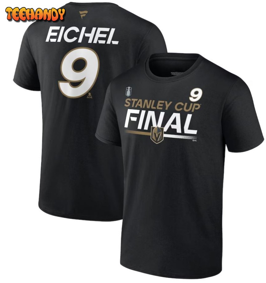 Jack Eichel Vegas Golden Knights 2023 Stanley Cup Final Name & Number T-Shirt