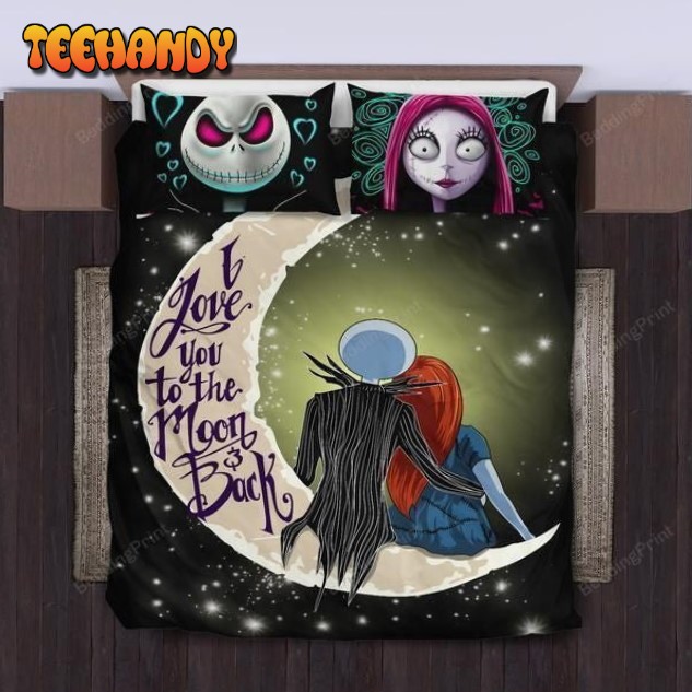 Jack Skellington And Sally Bedding Set