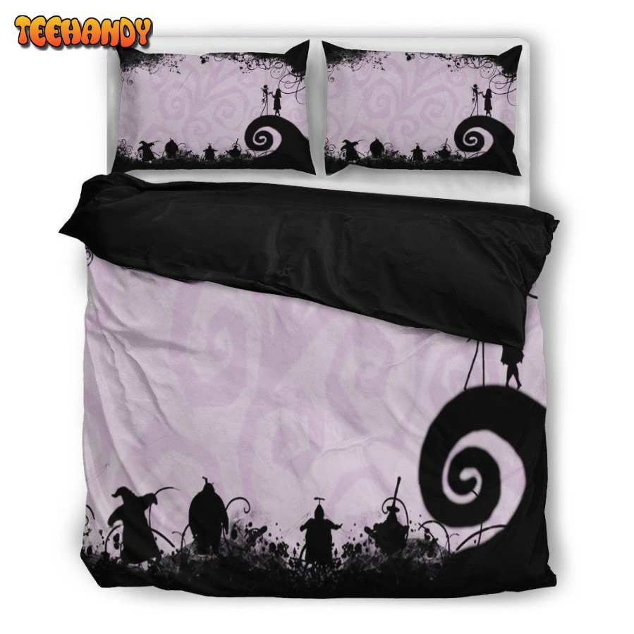 Jack Skellington And Sally The Nightmare Before Christmas Bedding Set