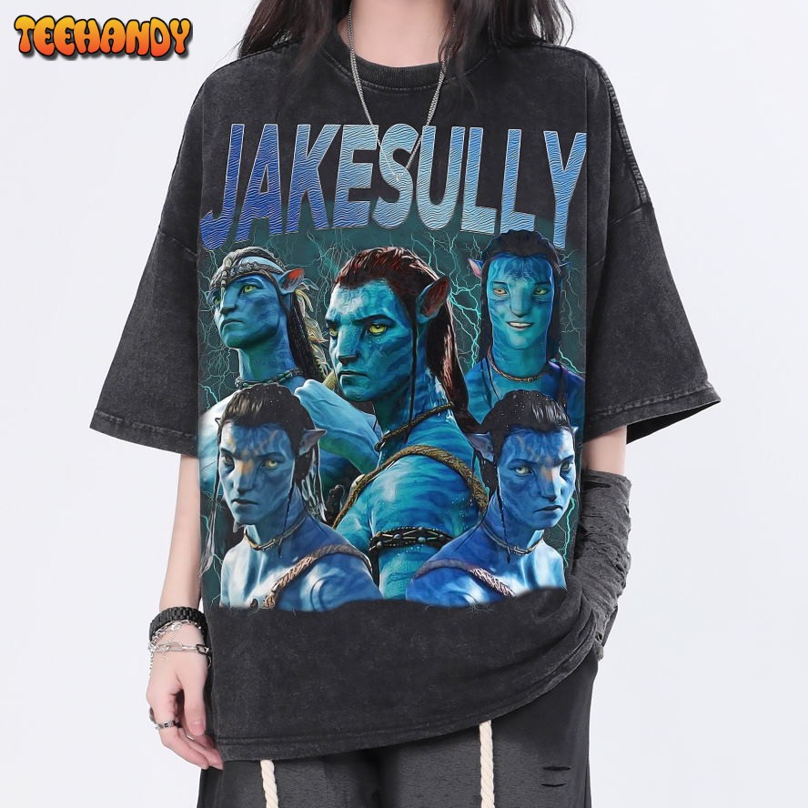 Jake Sully Vintage Homage T-Shirt,Avatar JAKESULLY Washed Funny Meme 90’s Shirt