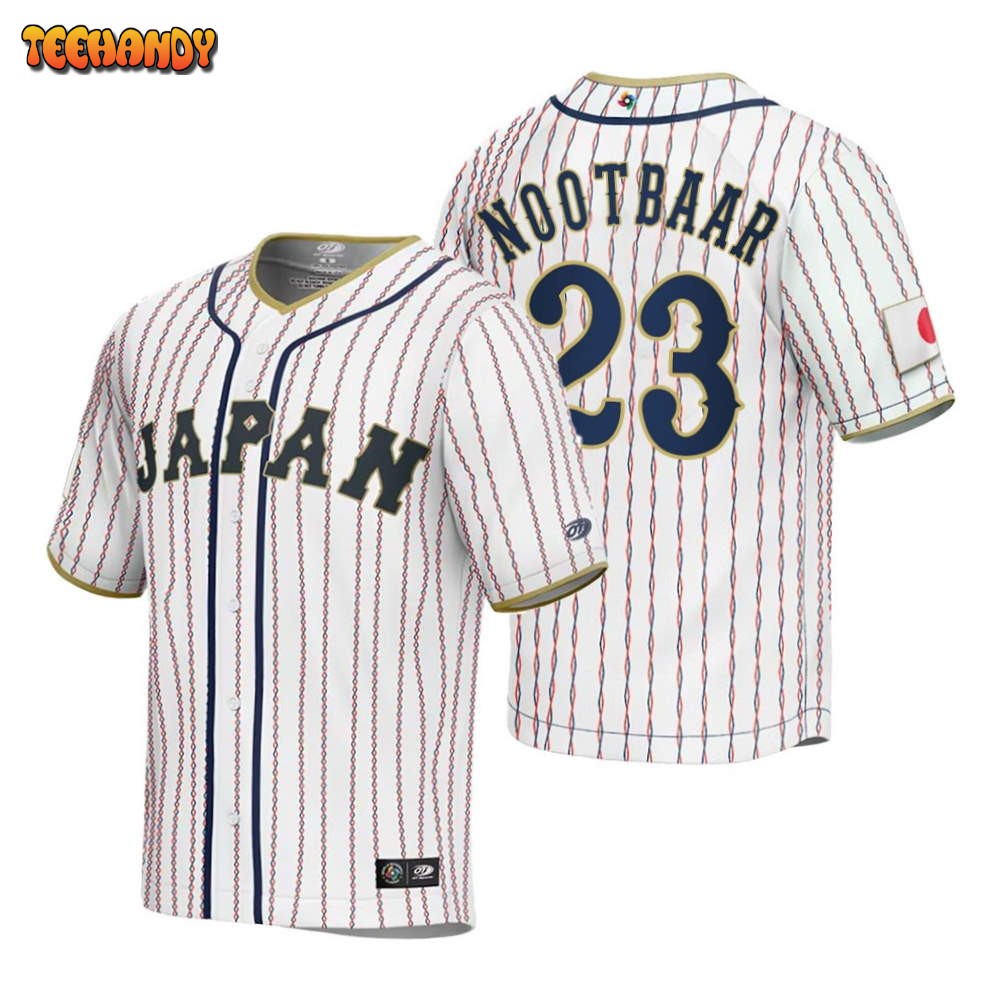 Japan Lars Nootbaar White 2023 World Baseball Classic Jersey