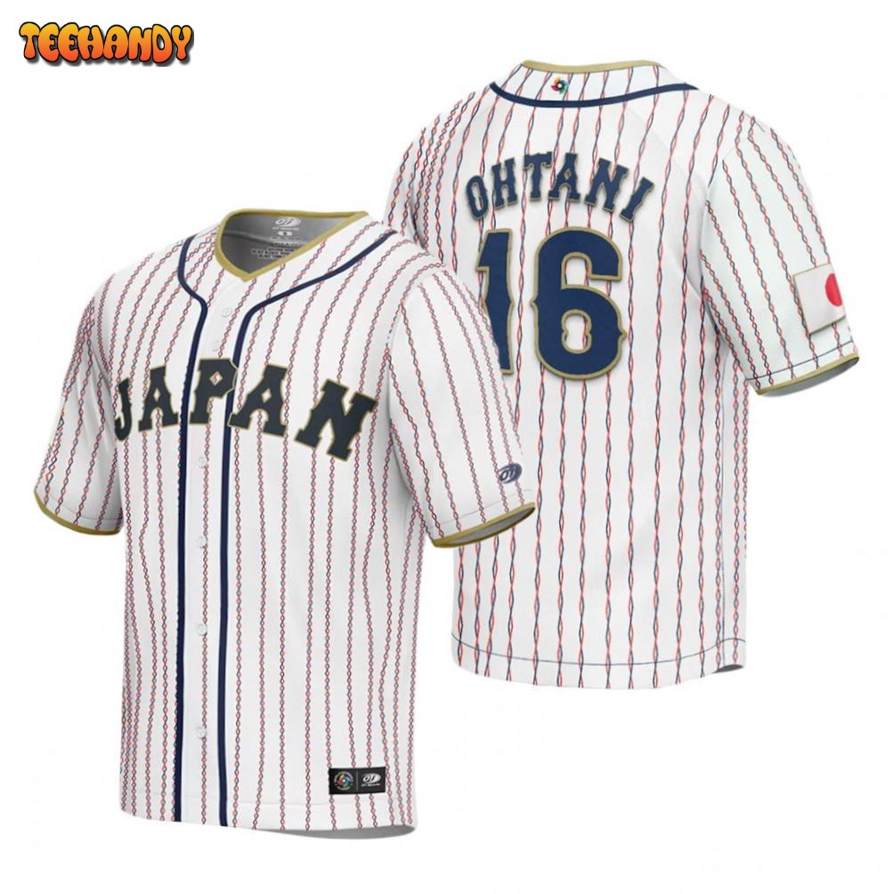 Japan Shohei Ohtani White Replica 2023 World Baseball Classic Jersey – US  Soccer Hall