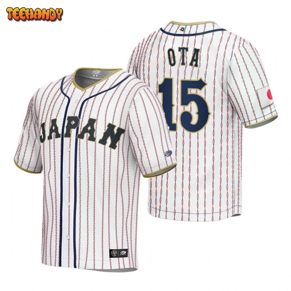 Japan Taisei Ota White 2023 World Baseball Classic Jersey