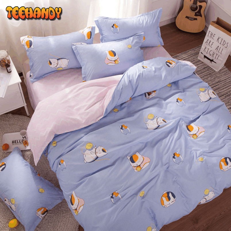 Japanese Cat Duvet Cover Bedding Sets