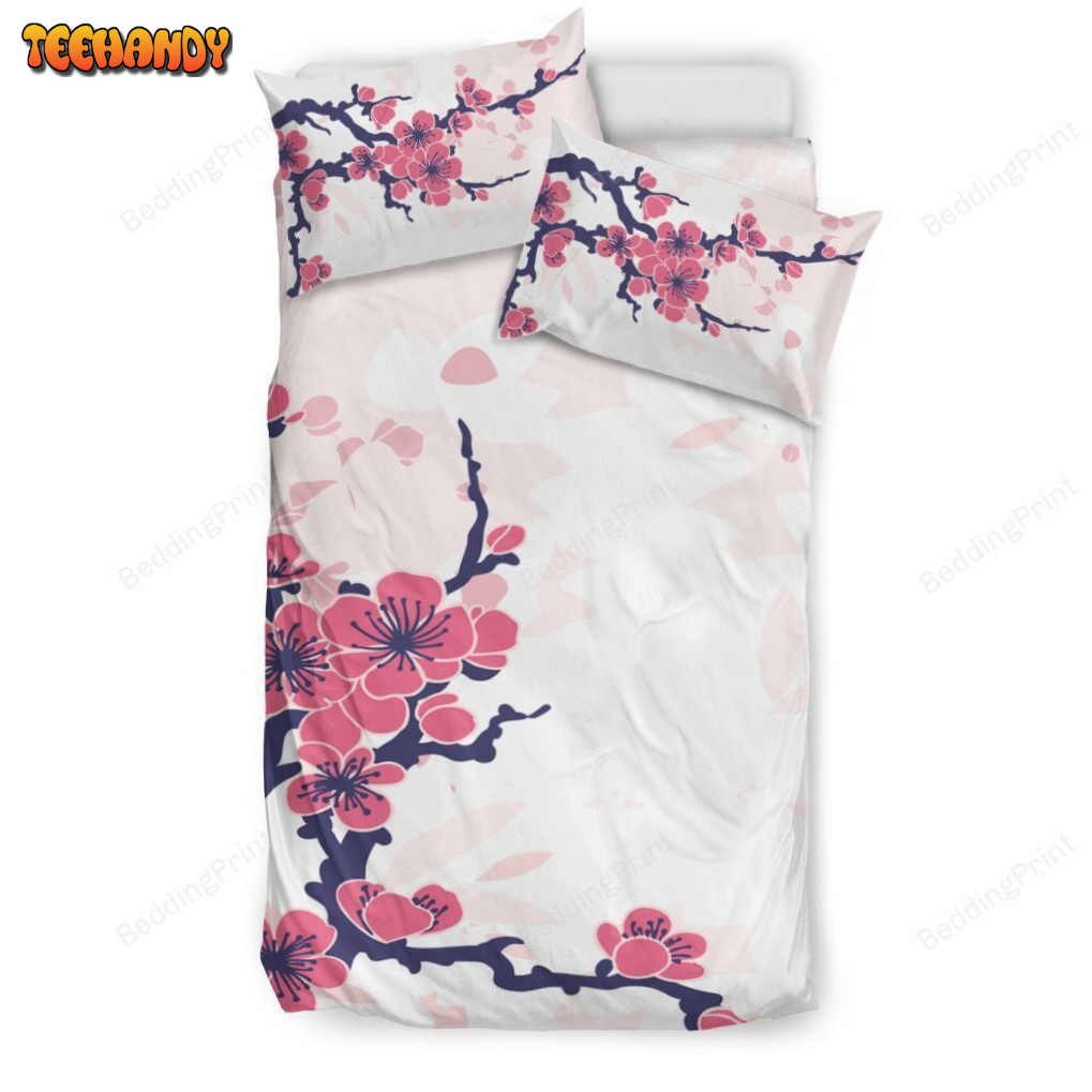 Japanese Sakura Cherry Blossom Bedding Sets