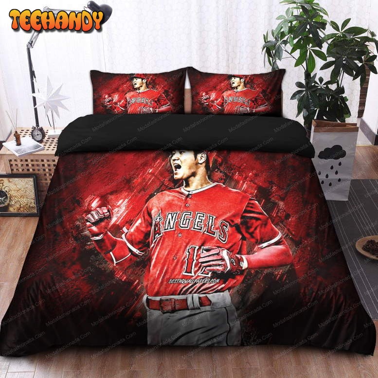 Japanese Shohei Ohtani Los Angeles Angels MLB 19 Bedding Sets