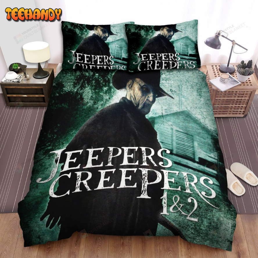 Jeepers Creepers House Background Duvet Cover Bedding Set