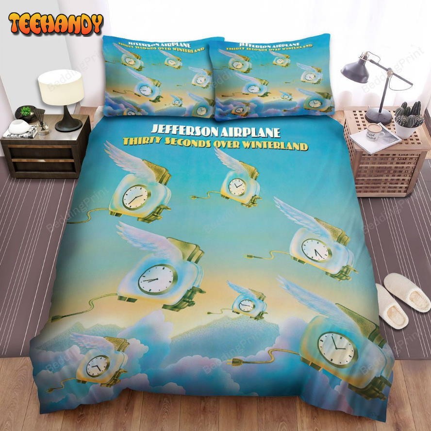 Jefferson Airplane Band Thirty Seconds Over Winterland Album Cover Bedding Set