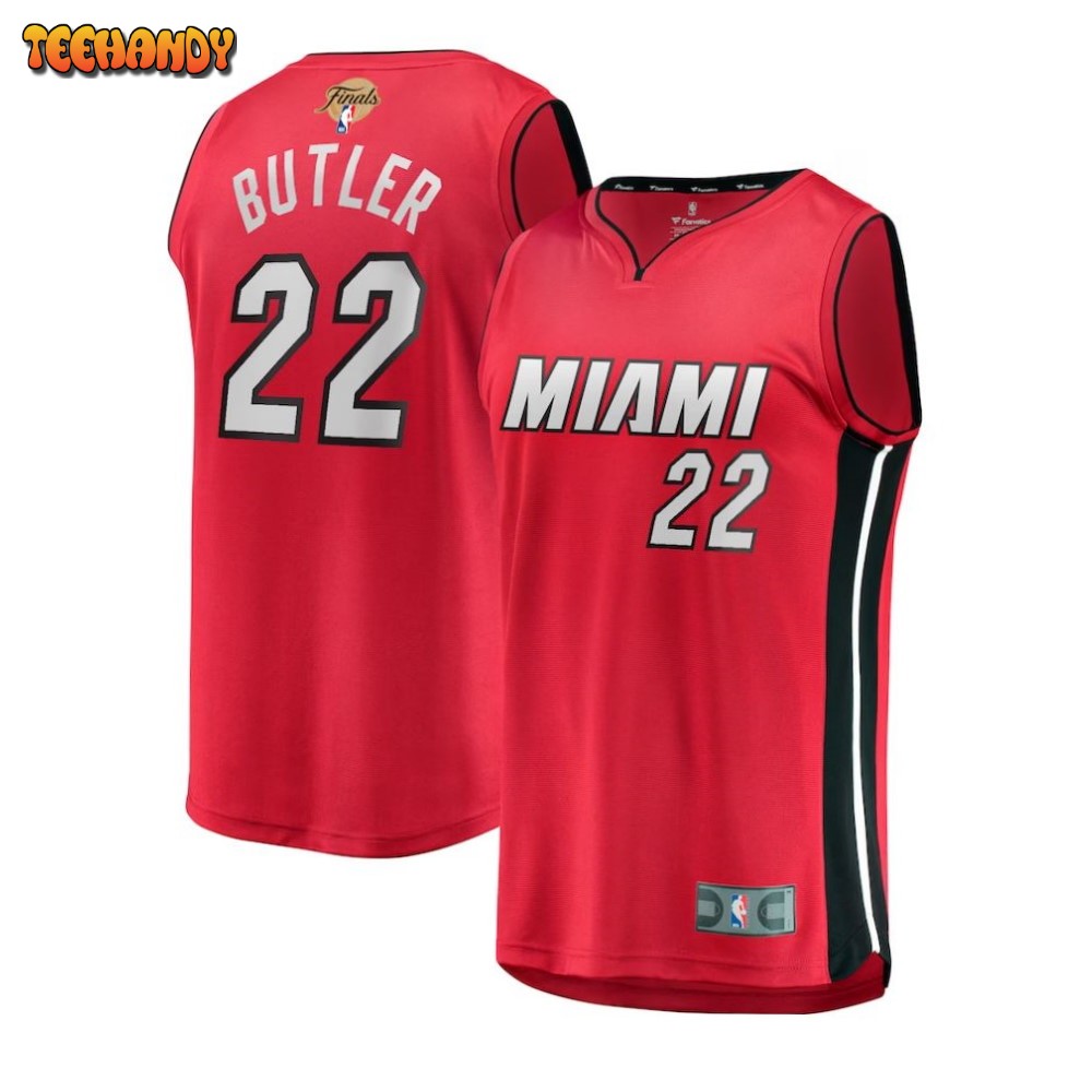 Jimmy Butler Miami Heat 2023 NBA Finals Fast Break Player Jersey – Red