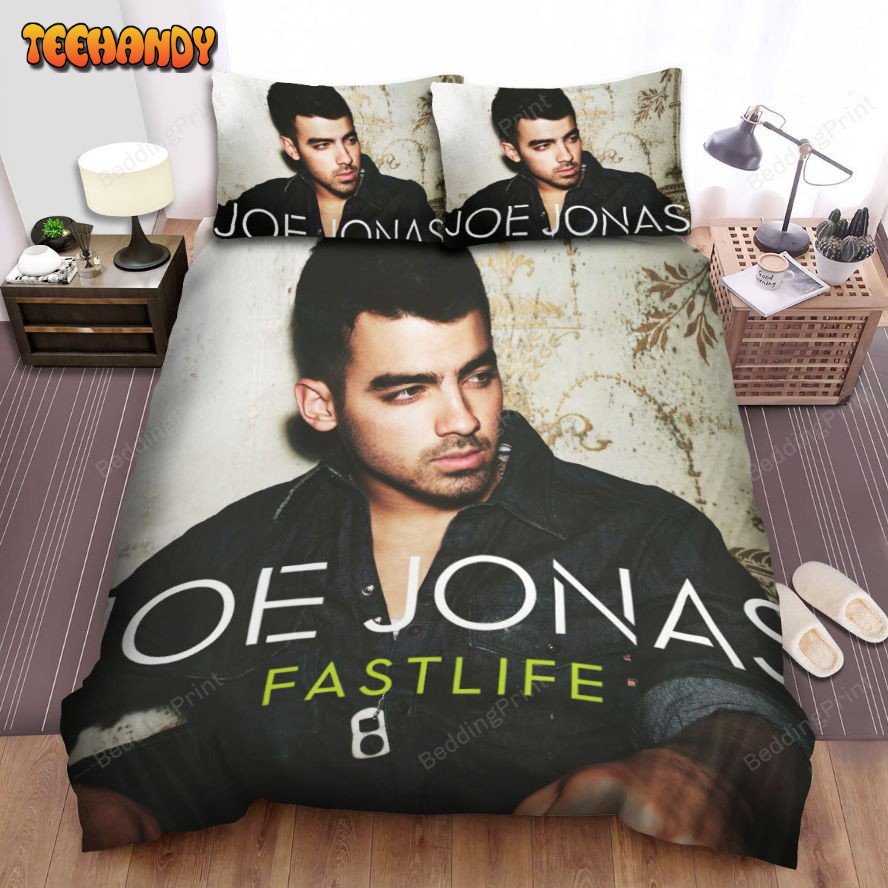 Joe Jonas Fastlife Album Cover 2 Bedding Set