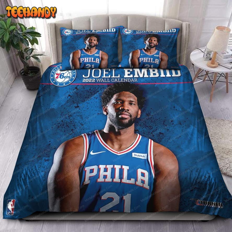 Joel Embiid Philadelphia 76ers NBA 102 Bedding Set