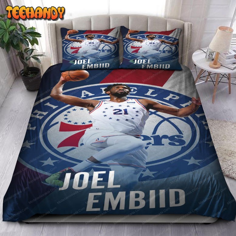 Joel Embiid Philadelphia 76ers NBA 106 Bedding Sets