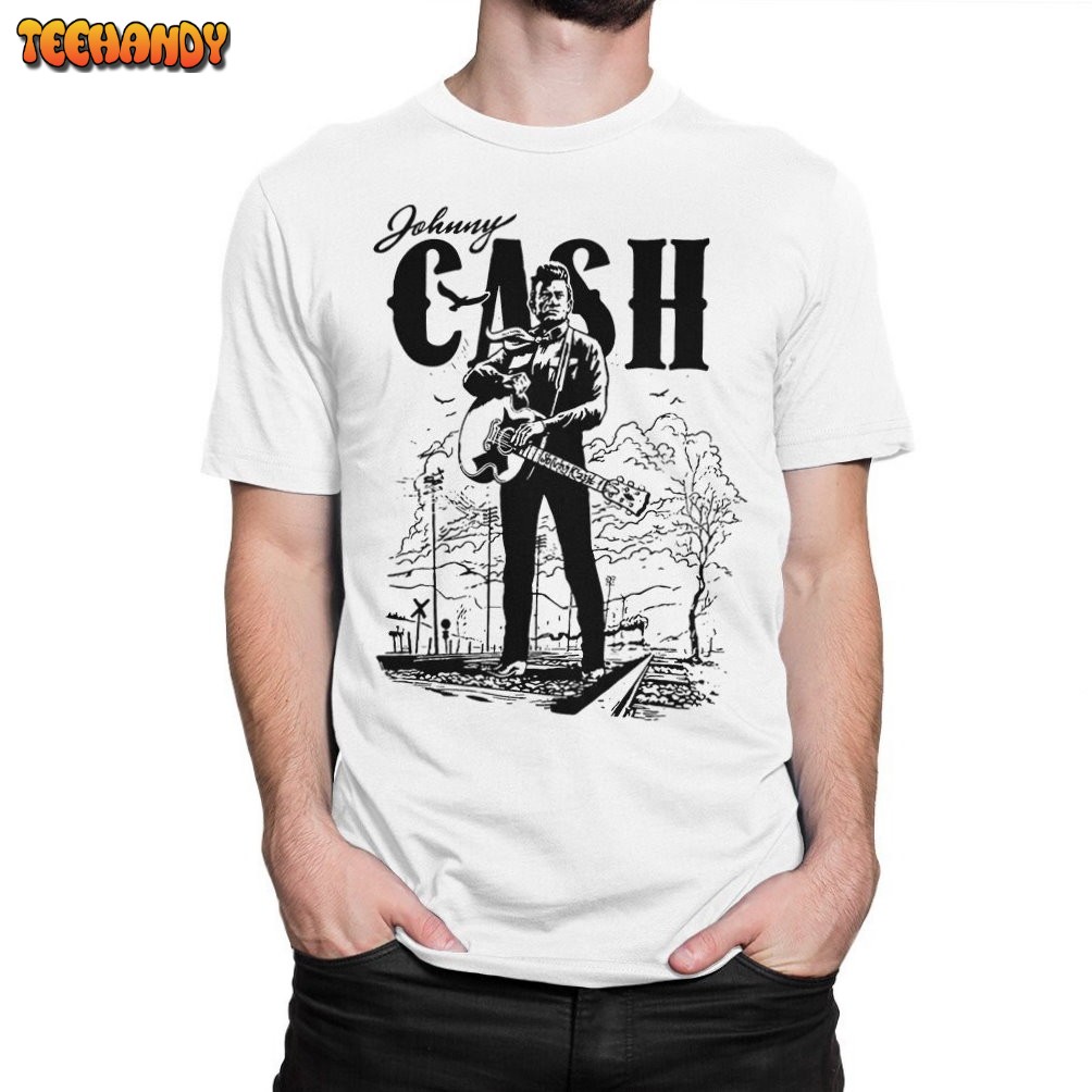 Johnny Cash Art T-Shirt  Men’s Women’s