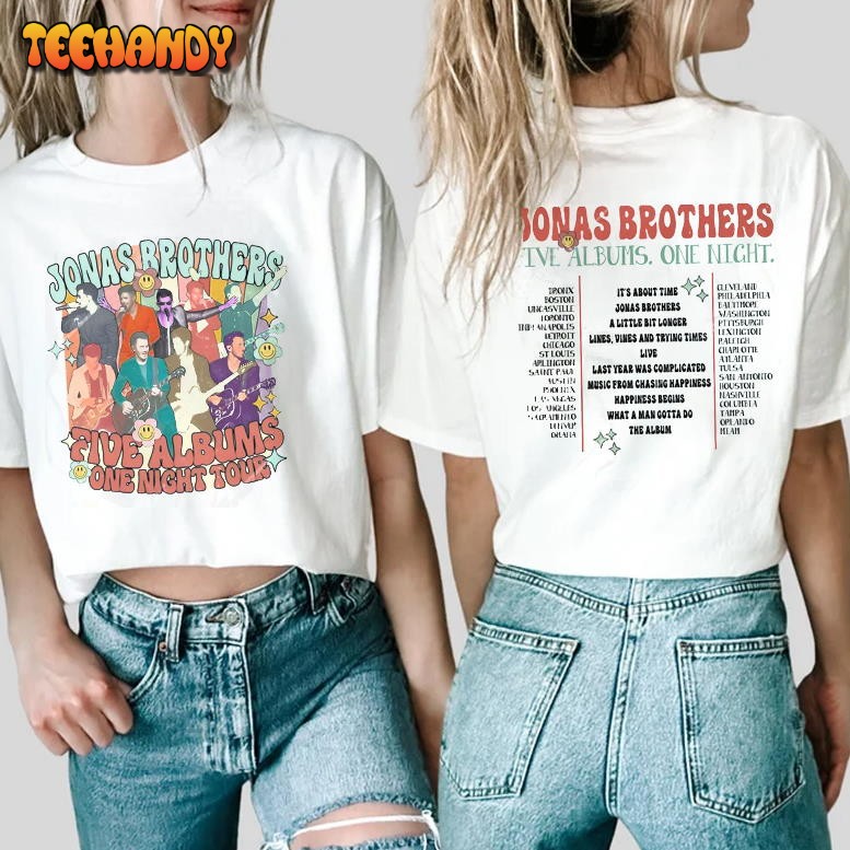 Jonas Brothers The Eras Tour Shirt, Jonas Brother Fan Double Sided Trending Shirt