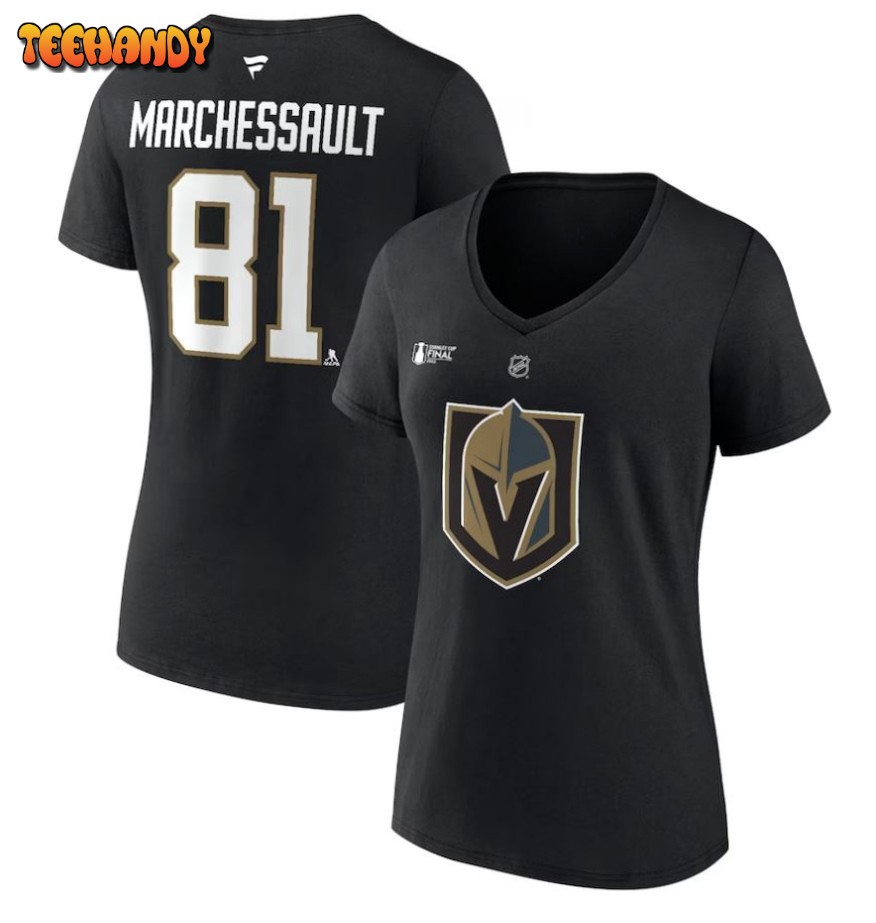 Jonathan Marchessault Vegas Golden Knights Women’s 2023 Stanley Cup Final Name & Number T-Shirt